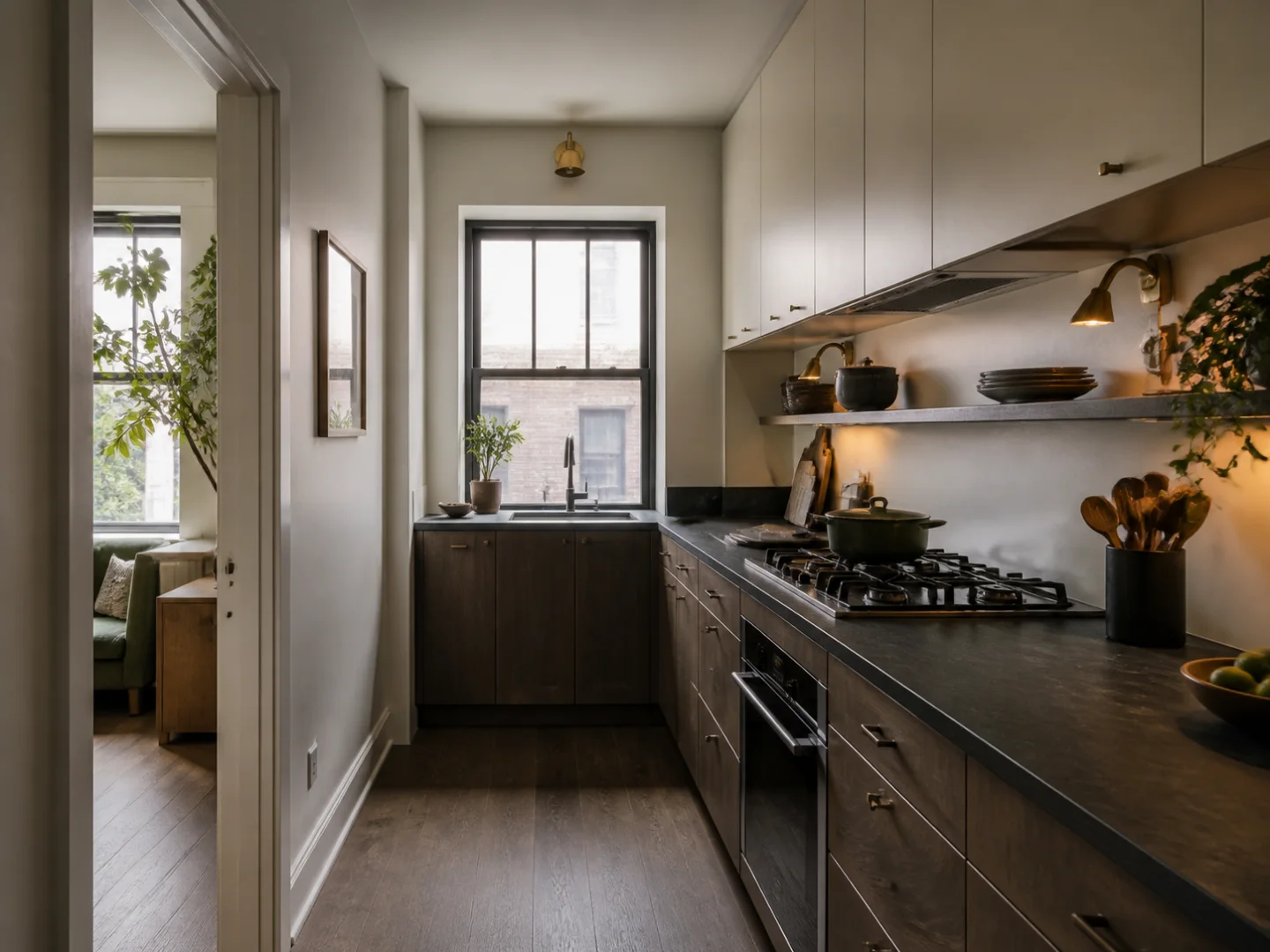 Kitchen style transfer example with layout guidance grid